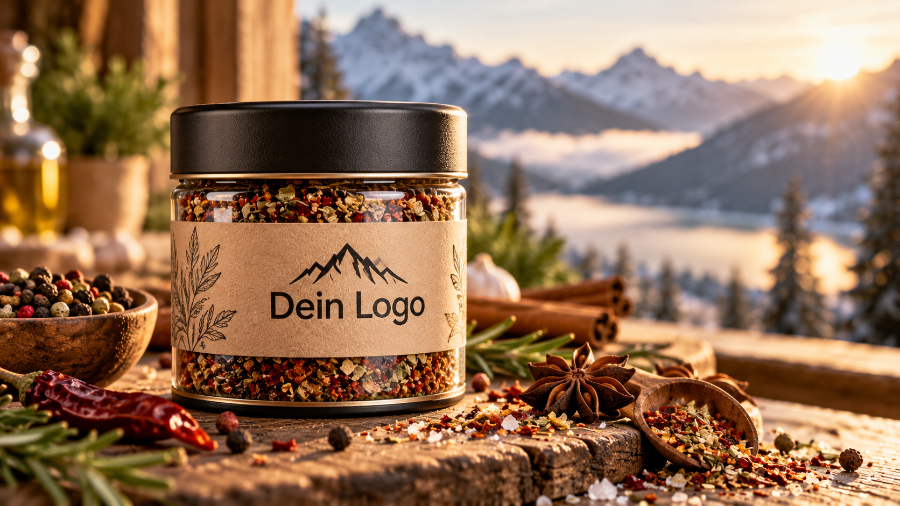 Gewürze mit deinem Logo als Geschenk