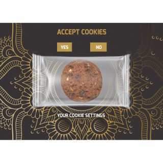 Cookie Schoko-Haselnuss (vegan), ca. 7g, Werbekarte