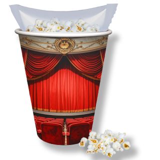 Popcorn süß (vegan), ca. 20g, Snackbecher Maxi mit Maxi Tüte