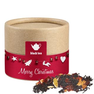 Weihnachts Schwarztee, ca. 25g, Kraftpapierdose Mini