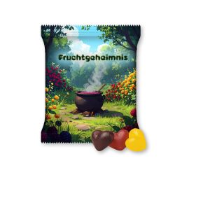 Fruchtgummi-Herzen (vegan), ca. 20g, Maxi-Tüte