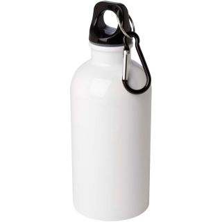 Oregon 400 ml RCS certified single wall stainless steel water bottle with carabiner