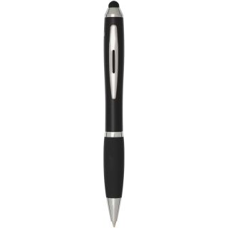 Nash RCS Stylus Kugelschreiber aus recyceltem Kunststoff mit farbigem Schaft und schwarzem Griff (schwarze Tinte)