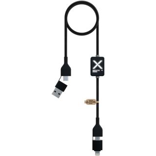SCX.design C32 60W Ladekabel mit Schalter und Leuchtlogo