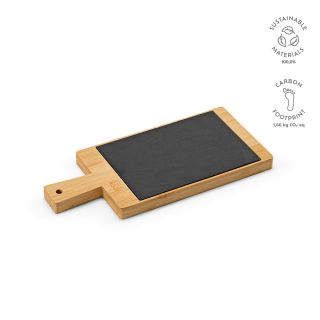 Claudel Board Slate and Bamboo with Handle and Chalk