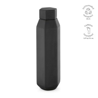 Hexagul Bottle rSS 530ml. Double wall and Leakproof. Hexagonal
