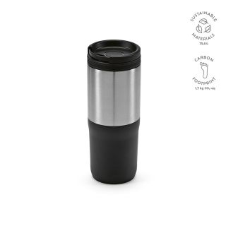 Orange Travel Cup rSS 600ml. Triple wall and Leakproof