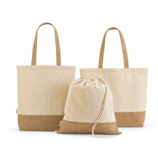 Mauna Kea Shopping Bag rCotton 220gsm and Jute 275gsm