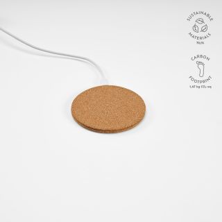 Descartes Wireless Charger Cork 15W. USB-C Port