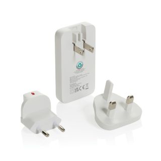 Fluxo RCS 65W flat GAN charger with universal connectors