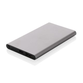 RCS recycled plastic/aluminium 4000mah powerbank with type C