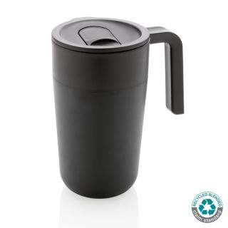 GRS Recycled PP and SS mug with handle