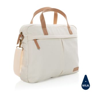 Impact AWARE™ 16 oz. recycled canvas laptop bag