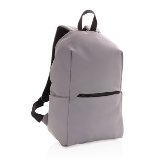 Smooth PU 15.6"laptop backpack