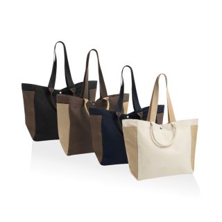 BEAU AWARE&trade; 400gsm recycled canvas all-round shopper