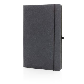 GRS Recycled leather hardcover notebook A5