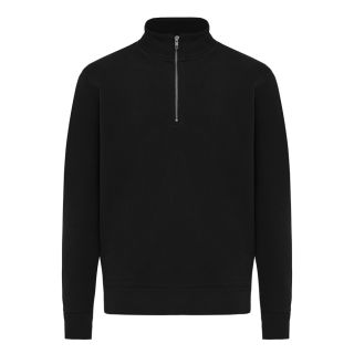 IQONIQ Elgon recycled cotton quarter zip sweater