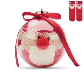 SNUG L - Weihnachtsbaumkugel mit Socken