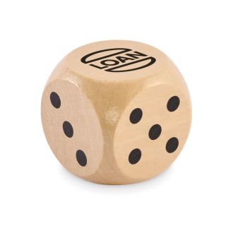 DADO - Schima wooden dice 5cm dia