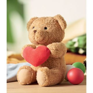 SNUGGLE - Teddy bear with heart 23cm