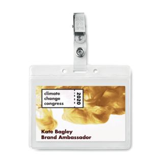 CLIPBADGE - Transparente Kartenhülle