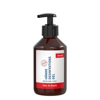 Disinfectant for Hands, 250 ml, Body Label (R-PET)