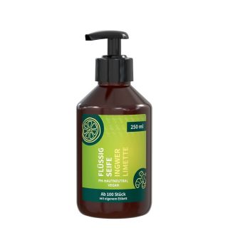 Liquid Soap Ginger-Lime, 250 ml, Body Label (R-PET)