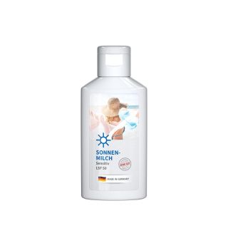 Sun Milk "sensitive" SPF 50, 50 ml, Body Label