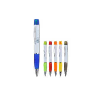 Kugelschreiber Hawaii mit dreifarbigem Textmarker