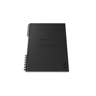 EcoNotebook NA4 wiederverwendbares Notizbuch mit PU-Ledercover