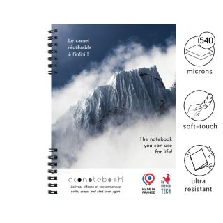 Econotebook NA5 wiederverwendbares Notizbuch mit Premiumcover
