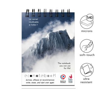 EcoNotebook NA6 wiederverwendbares Notizbuch mit Premiumcover