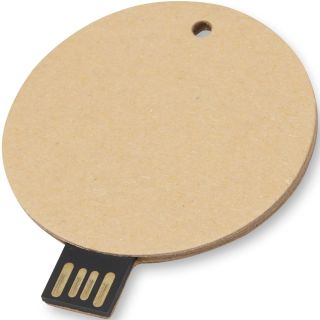 Round recycled paper USB 2.0