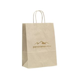 Leaf It Bag Wide recycled grass paper (90 g/m²) M