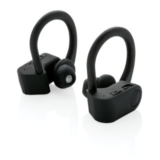 TWS sport earbuds in charging case