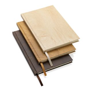 Kavana A5 Notizbuch mit Holz-Print